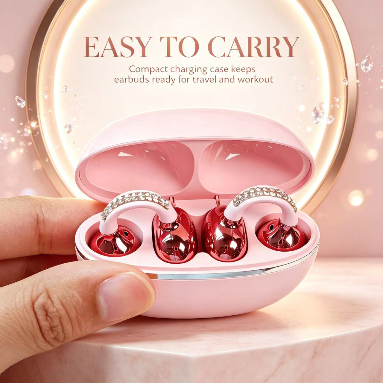 Sleep Mask Headphones Bluetooth - Auricolari Wireless con Clip per Orecchio