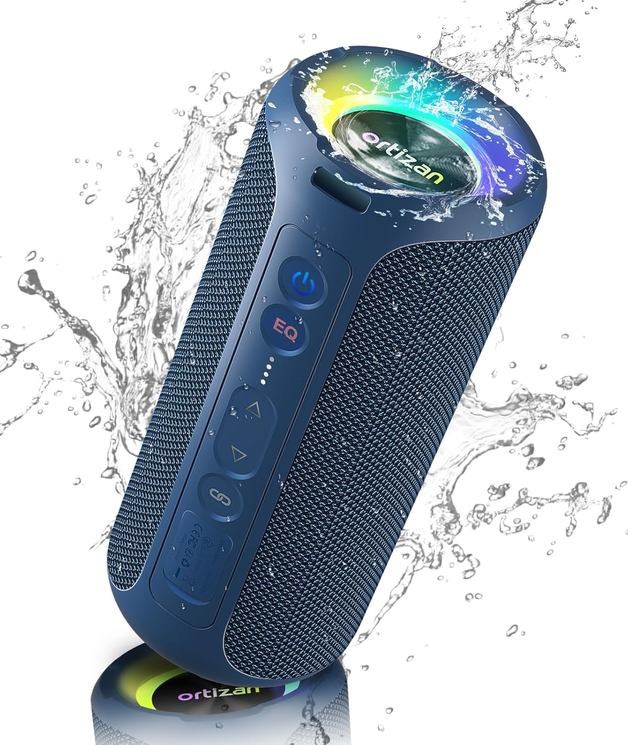 Portable Bluetooth Speaker Waterproof Ipx7 - Altoparlante Bluetooth wireless Ortizan con audio