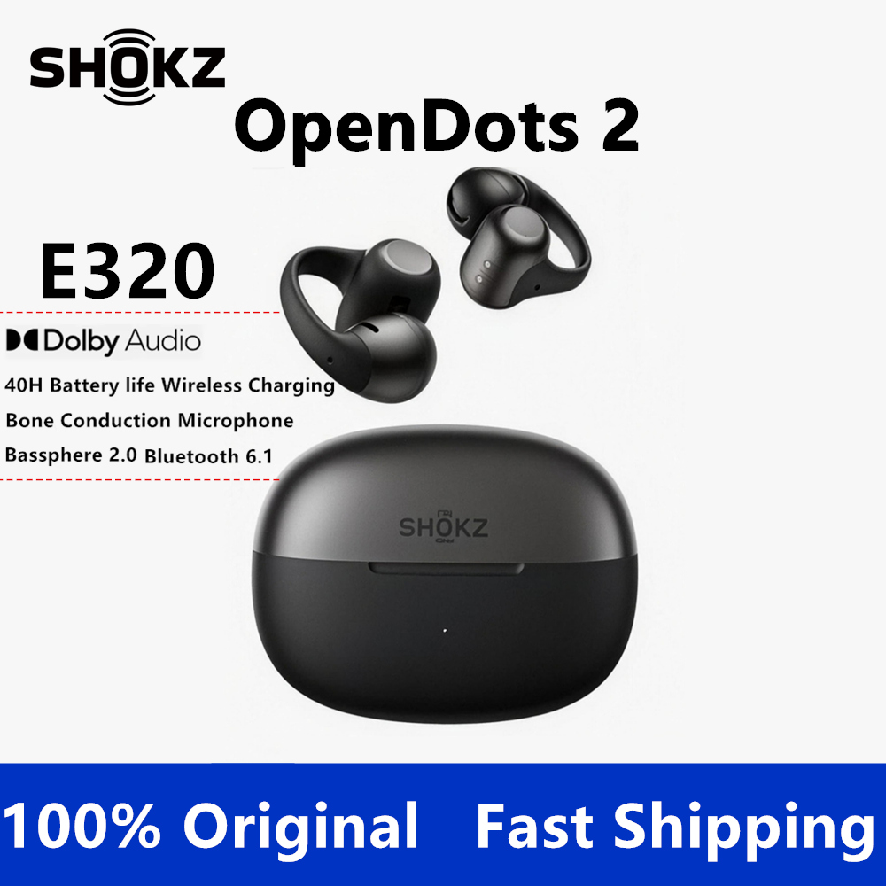 Type C Wired Earphones With Mic - SHOKZ OpenDots 2: auricolari Bluetooth aperti,