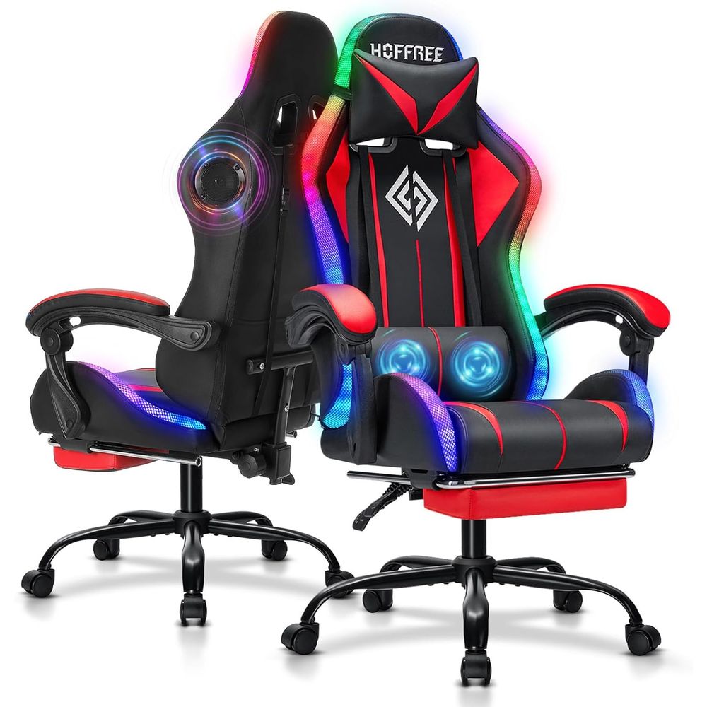 Speakers - Sedia da Gaming RGB con Altoparlanti