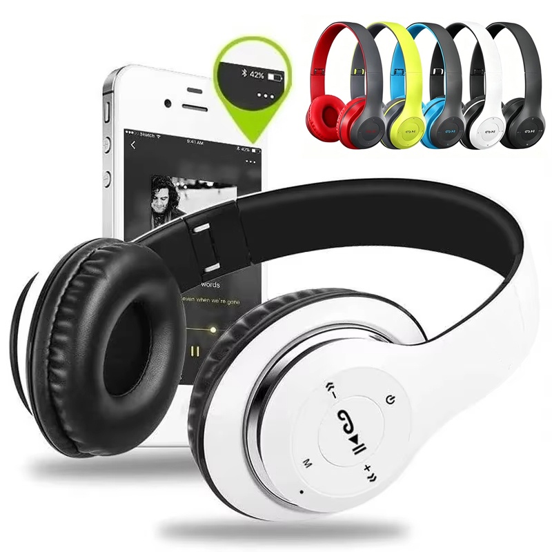 Anc Wireless Over Ear Headphones - Cuffie wireless Bluetooth 5.0, modello over-ear,