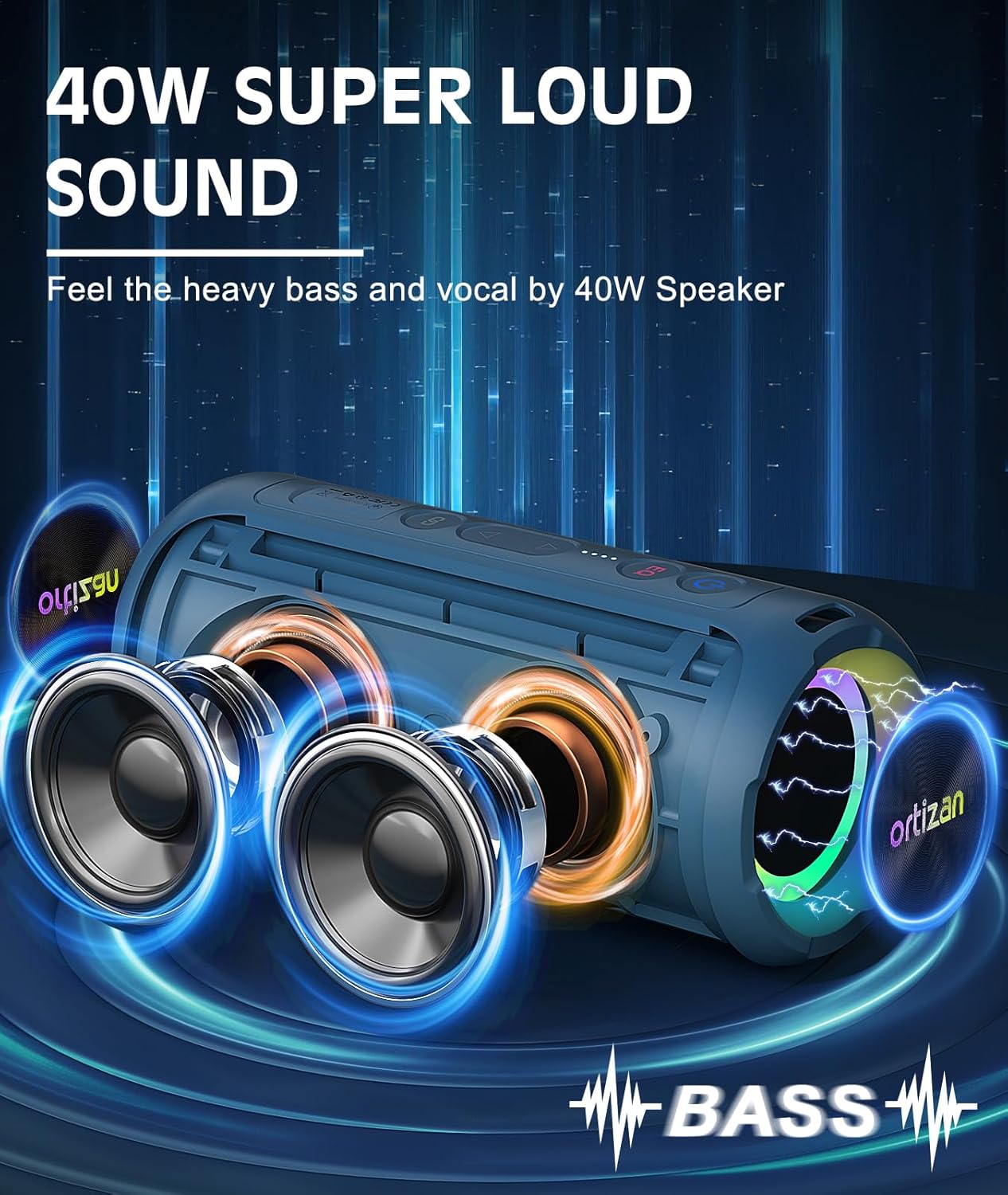 Altoparlante Bluetooth wireles - Portable Bluetooth Speaker Waterproof Ipx7 recensione e prezzo