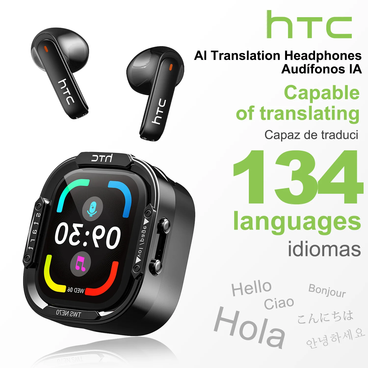 Cuffie Bluetooth V6.0 HTC NE70 - Type C Wired Earphones With Mic recensione e prezzo